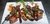 Plateau barbecue, merguez,chipolata,3 salades,filet de poulet,fromage,690 gr 9,57 soit 13,90 € le kg